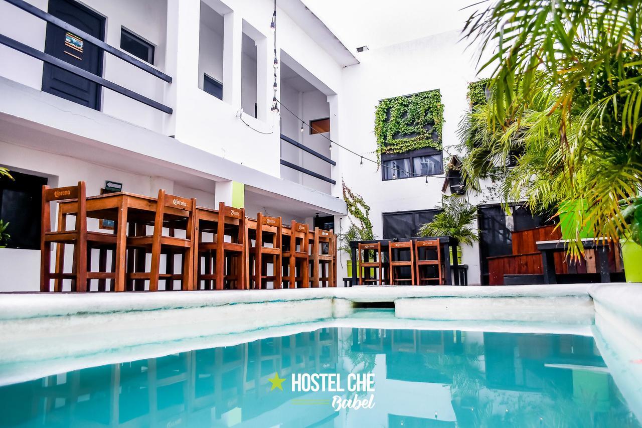 Hostel Babel Tulum Pueblo Buitenkant foto